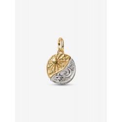 Charm Pandora Medallón Sol y Luna