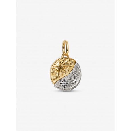 Charm Pandora Medallón Sol y Luna