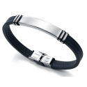 Pulsera de Acero y Caucho negro VICEROY Fashion