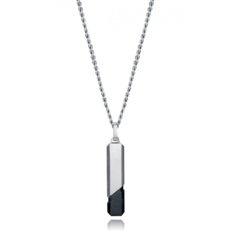 Collar de acero e IP Negro VICEROY