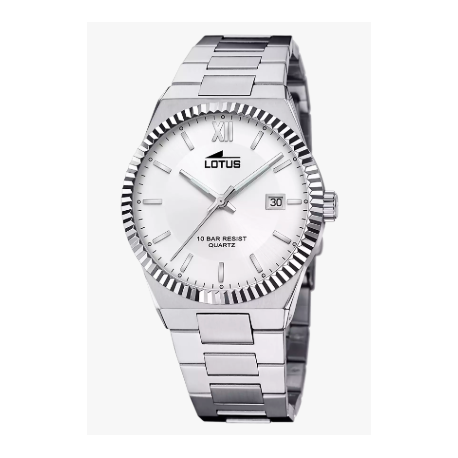 Reloj Lotus Crono Hombre FREEDOM Plateado