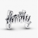 Charm Pandora Familia Escrito a mano