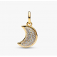 Charm Pandora Colgante Luna Creciente Brillante