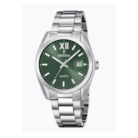 Reloj Festina ACERO CLÁSICO Verde