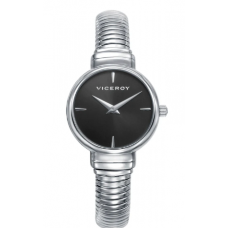Reloj Viceroy Sra. Acero esfera negra