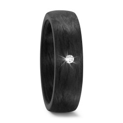 Anillo de Carbono y Diamante TITAN FACTORY