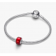 Charm Pandora Cristal de Murano Rojo