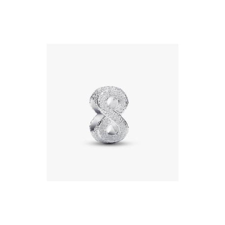 Charm Pandora Mini Símbolo Infinito Textura