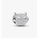 Charm Pandora Mini Búho Textura
