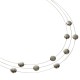 Collar de Titanio Antialergico con Diamantes 