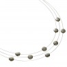 Collar de Titanio Antialergico con Diamantes 