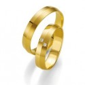 Alianzas de Boda Oro Amarillo Breuning Smartline Slim