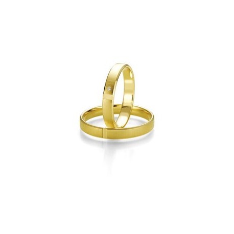 Alianzas de Boda Oro Amarillo Breuning SmartLine Slim