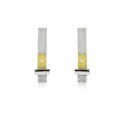 Pendientes Plata Oro y Diamante Audar