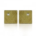 Pendientes Plata Oro y Diamantes