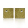 Pendientes Plata Oro y Diamantes