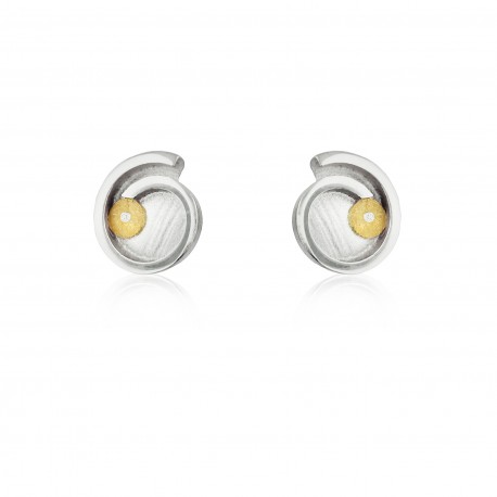 Pendientes Plata y Diamante