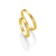 Alianzas de Boda Oro Amarillo Breuning Basic Light