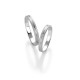 Alianzas de Boda Oro Blanco y Diamnate Breuning Basic Light