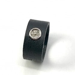 Anillo Plata Oro Blanco y Diamantes Vicens Jané