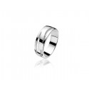Anillo Plata y Diamantes Zinzi