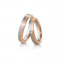 Alianzas de Boda Oro Blanco Rosa y Diamantes Breuning Inspiration