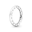 Anillo Pandora Logotipo y Corazones