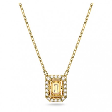 Collar Swarovski Millenia Baño Tono Oro