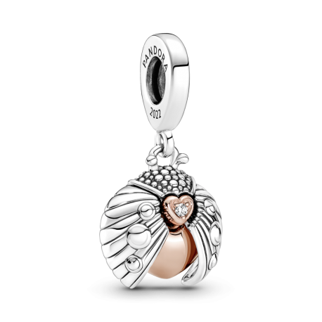 Charm Colgante Mariquita y Corazón Pandora Club 2022