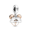 Charm Pandora Colgante Doble Mickey Mouse de Disney