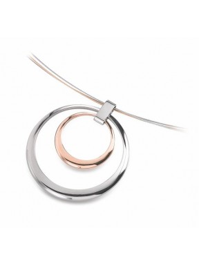 Colgante de Titanio Antialergico y Oro