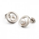 Pendientes de Titanio Antialergicos con Perlas