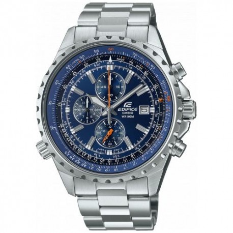 Reloj Casio Edifice Cronometro Analógico Acero Inoxidable