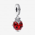 Charm Pandora Colgante Mariquita Roja