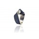 ANILLO DE PLATA Y PERLA COLECCIÓN MOEBIUS