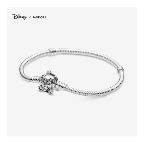 Pulsera Pandora Moments con Cierre de Carroza Calabaza de Cenicienta de Disney