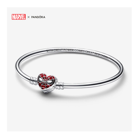 Pulsera Pandora Rígida Princesa Jasmine de Aladdin de Disney de Pandora Moments