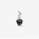 Mini Colgante Chakra Corazón Negro de Pandora ME