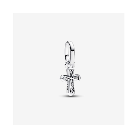Charm Mini Colgante Cruz Brillante Pandora ME