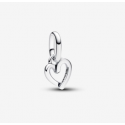 Charm Mini Colgante Corazón a Mano Alzada Pandora ME