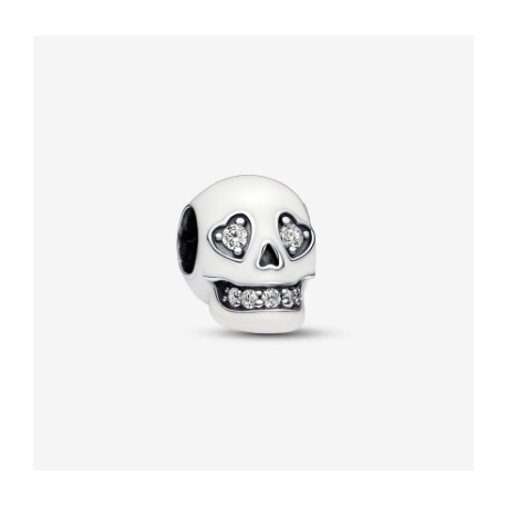 Charm Calavera Brillante que Brilla en la Oscuridad