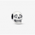 Charm Pandora Calavera Brillante que Brilla en la Oscuridad