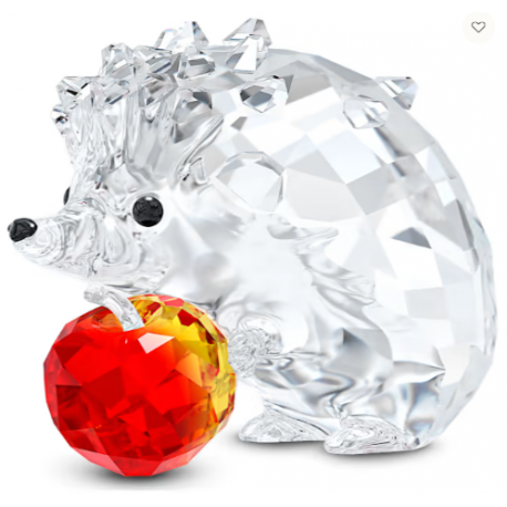 Figura Decorativa Swarovski Erizo con manzana