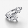 Anillo Pandora Herbario Brillante Asimétrico