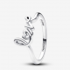 Anillo Pandora Banda Brillante Alterna