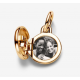 Charm Pandora Colgante Medalla Grabable que se abre