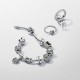 Pulsera Pandora Moments Cadena de Serpiente con cierre de Corazón