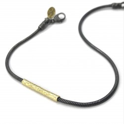 Brazalete Oro y plata oxidada Vicens Jané