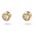 Pendientes Swarovski de botón Stilla Amarilla