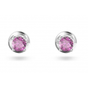 Pendientes Swarovski de botón Stilla Lila